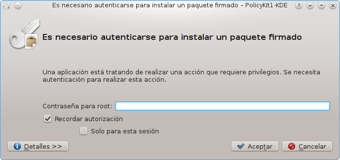 apper necesita autenticarse para instalar